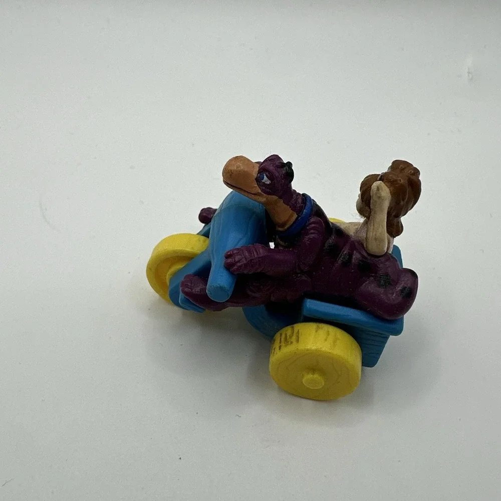 vintage 1994 McDonald's toy Pebbles and Dino from The Flintstones movie